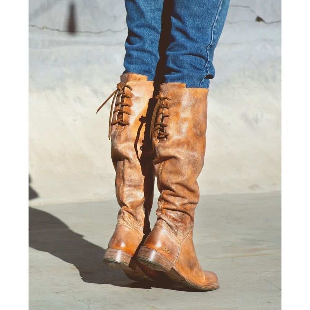Bed Stu Manchester Tall Distressed Boots